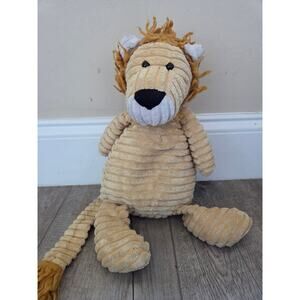 Jellycat London Cordy Roy Lion Plush Stuffed Animal Textured Tan Yellow 15"